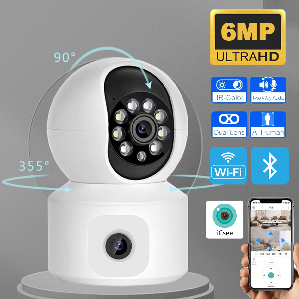 6MP ICSEE WiFi IP Camera Dual  - Eufy Camera E220 评论和价格