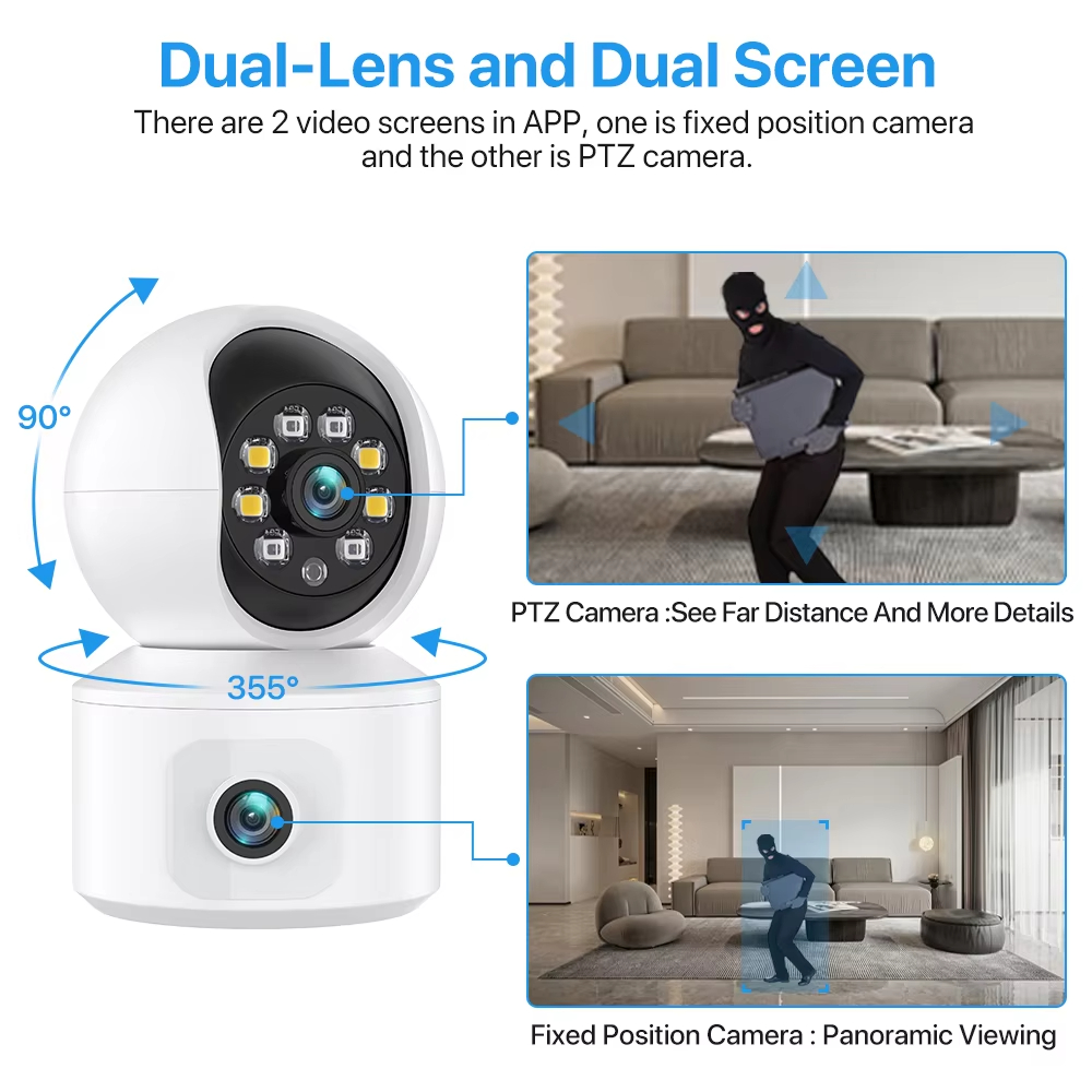 6MP ICSEE WiFi IP Camera Dual  - Eufy Camera E220 评论和价格