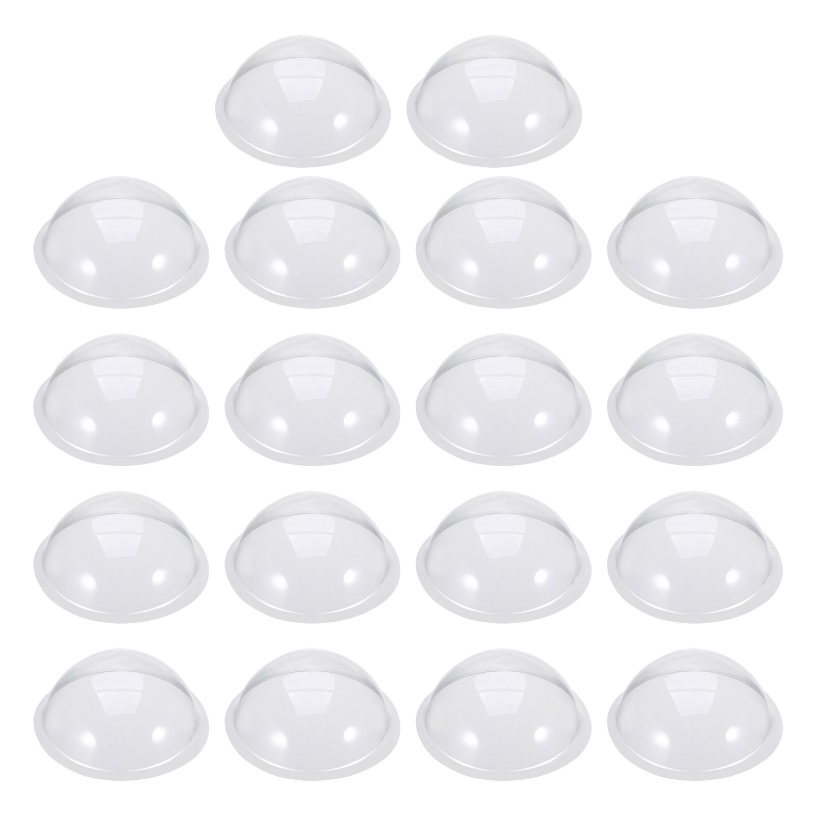 18 Pcs Clear Plastic Snow Glob - Plastic Dome Clear 评论和价格